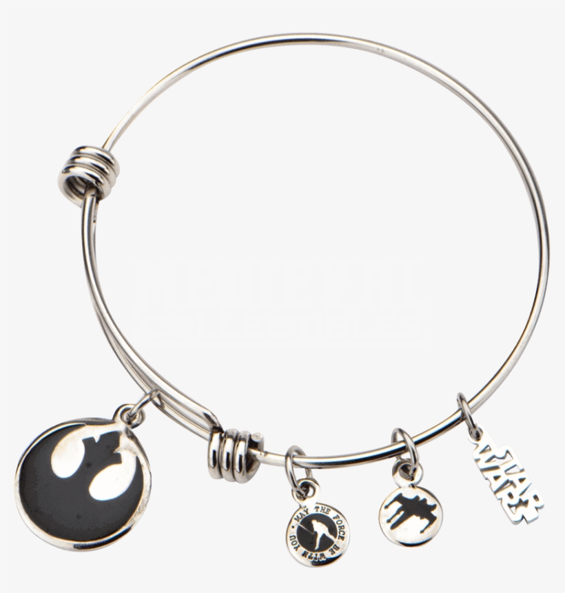 Star Wars Rebel Alliance Expandable Charm Bracelet - "star Wars Rebel Alliance Expandable Charm Bracelet", transparent png download
