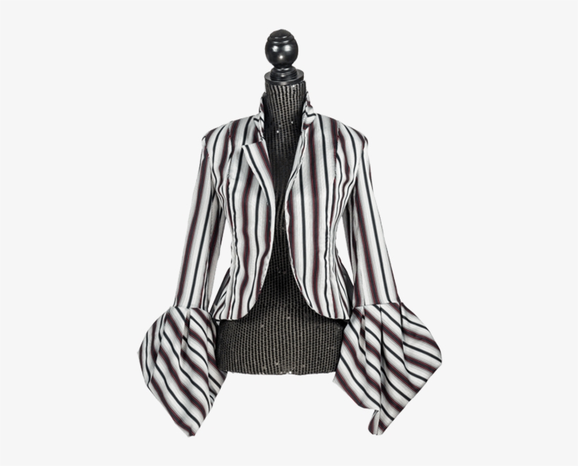 Black,red And White Stripe Jacket - Jacket, transparent png download