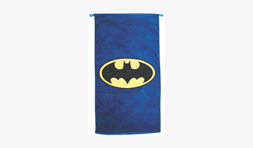 Batman Towel 135 X 72 Cm - Batman Logo Cape Towel, transparent png download