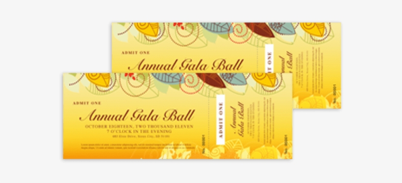 14 Event Ticket Templates - Ticket, transparent png download