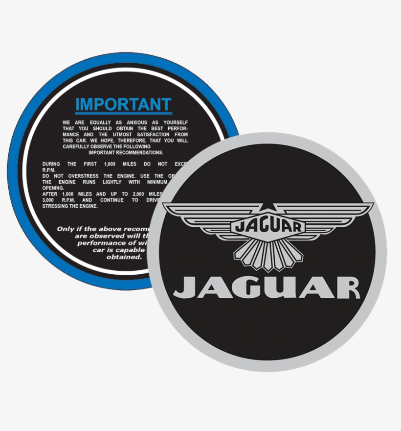Jaguar Early W/s Decal, Approx >63 Blue Wings/ - Vampire, transparent png download