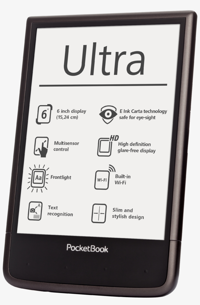 Pocketbook Ultra Feel The Unique Combination Of A Sophisticated - Pocketbook Ultra Dark Brown, transparent png download