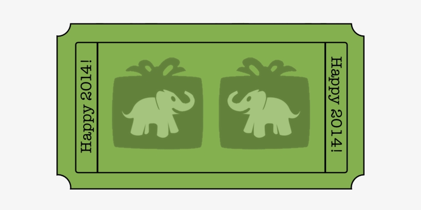 Ticket-4 - White Elephant Gift Exchange, transparent png download