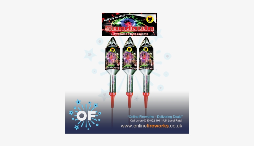 Sundown Rocket Pack - Rockets Pack Uk, transparent png download