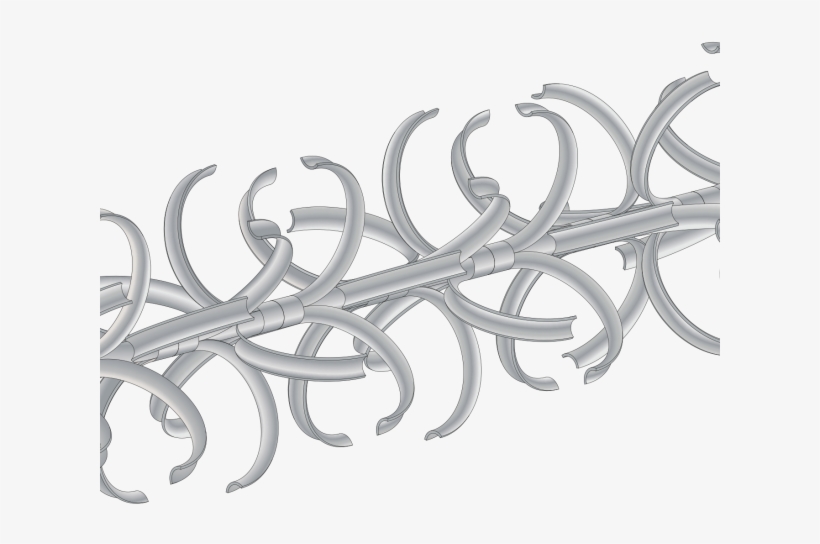 Rotating Anti-climb - Barbed Wire, transparent png download