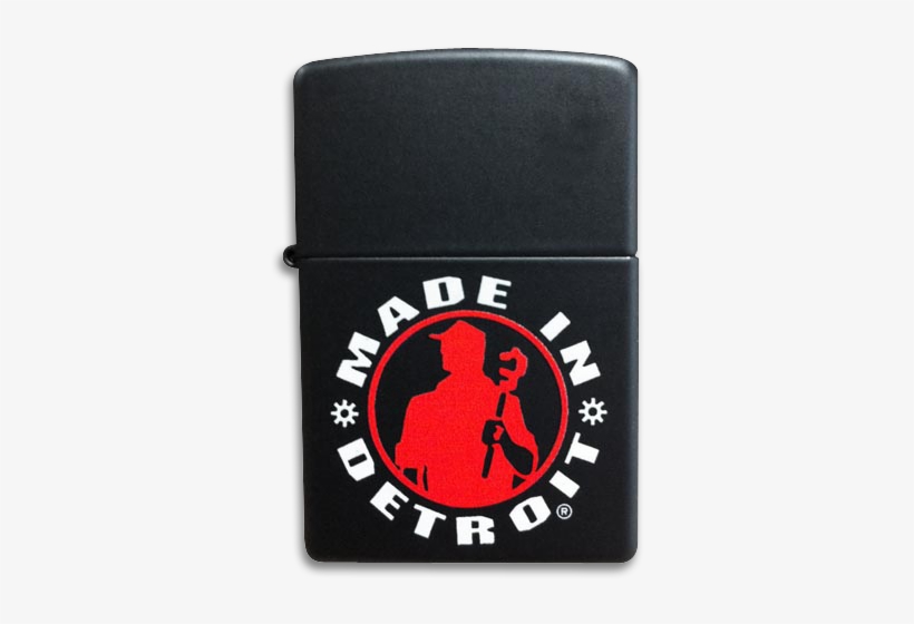 Black Or Stainless - Made In Detroit T Shirts, transparent png download