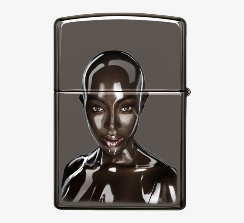 Naomi Campbell By Seb Janiak - Plastic Mask Effect Photoshop, transparent png download