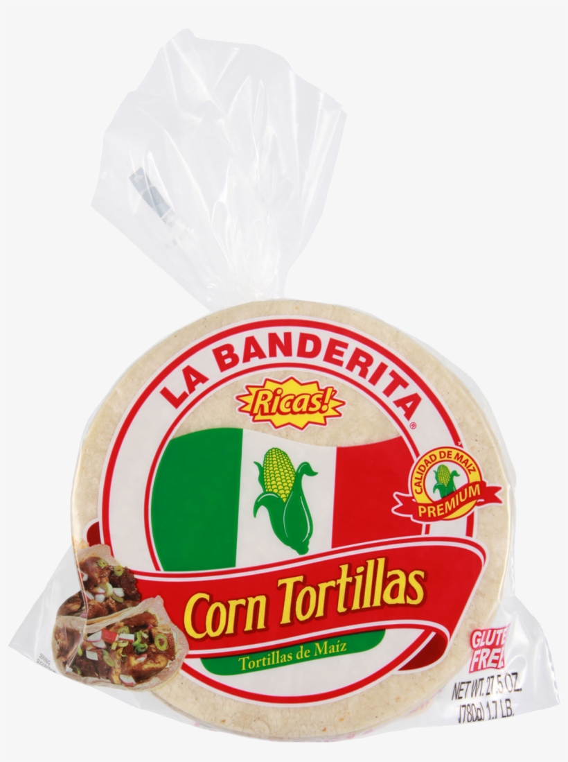 White Corn Tortillas - La Banderita Corn Tortillas, transparent png download