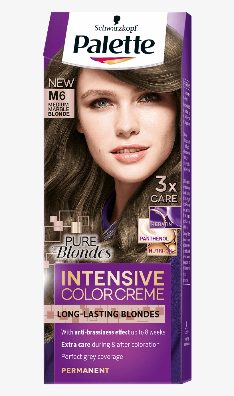 Palette Com Icc Pure Blondes M6 Medium Marble Blonde - Palette A6, transparent png download