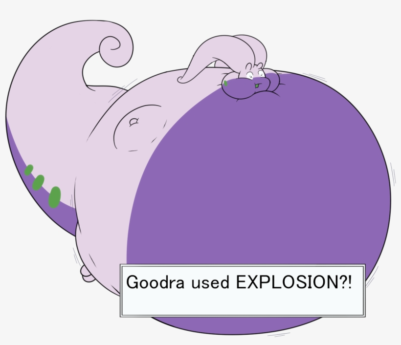 Goodra Used Explosion - Cartoon PNG Image | Transparent PNG Free ...