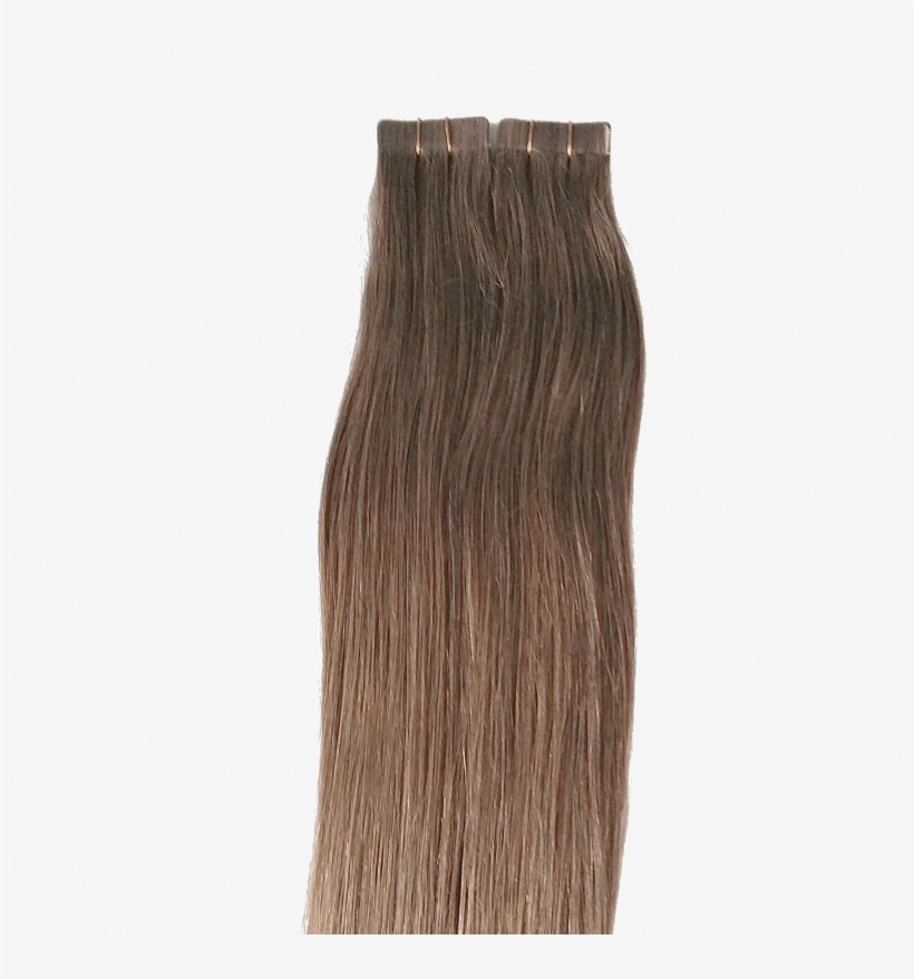 Chestnut Brown Tape-in Extensions - Chestnut, transparent png download