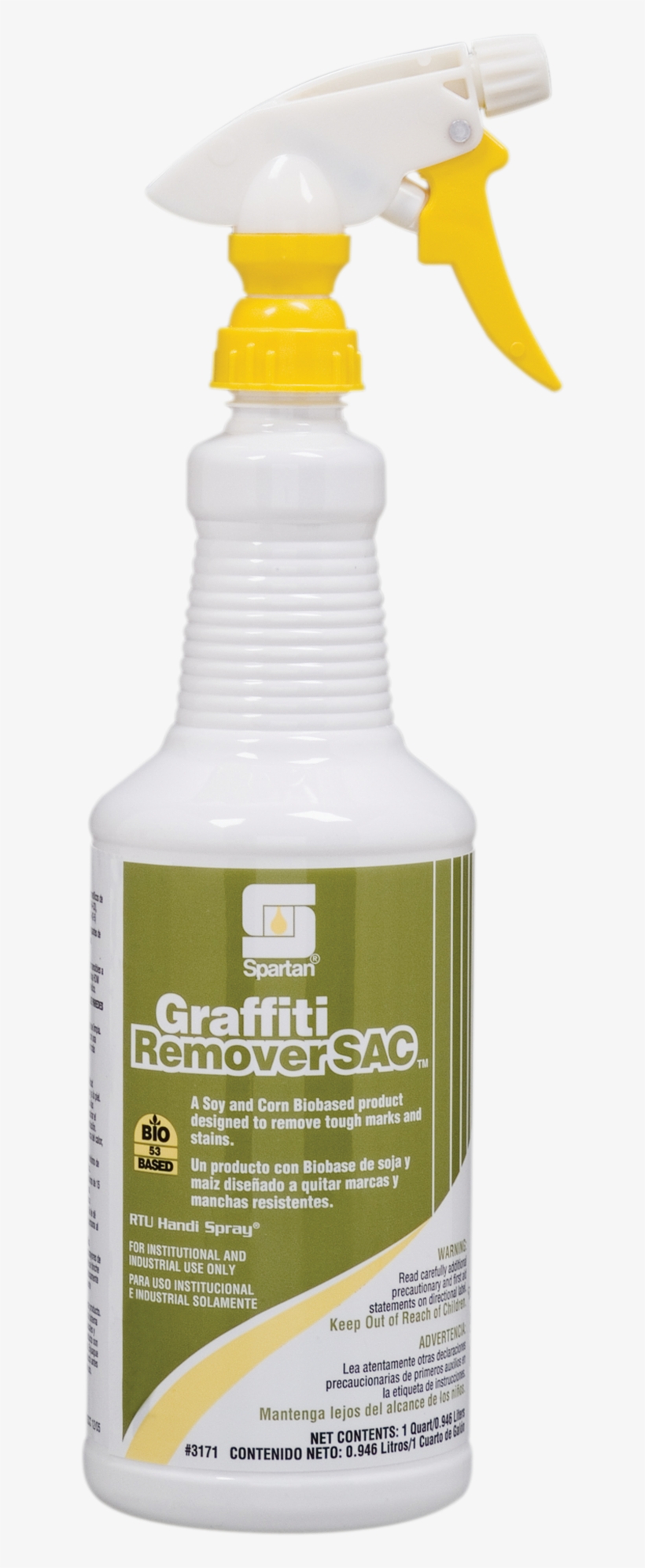 317103 Graffiti Remover Sac - Spartan Graffiti Remover Sac - Qt. 3171, transparent png download