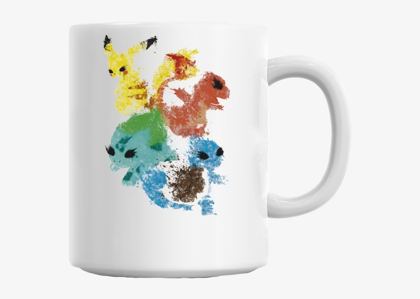 Treat Yourself Or A Friend, High Quality Ceramic Mug, - Pinturas De Pokemons, transparent png download