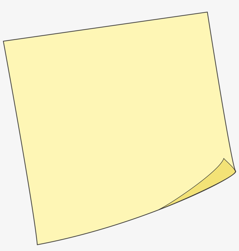 Post It Post-it Sticky Note - Pense Bete Png, transparent png download