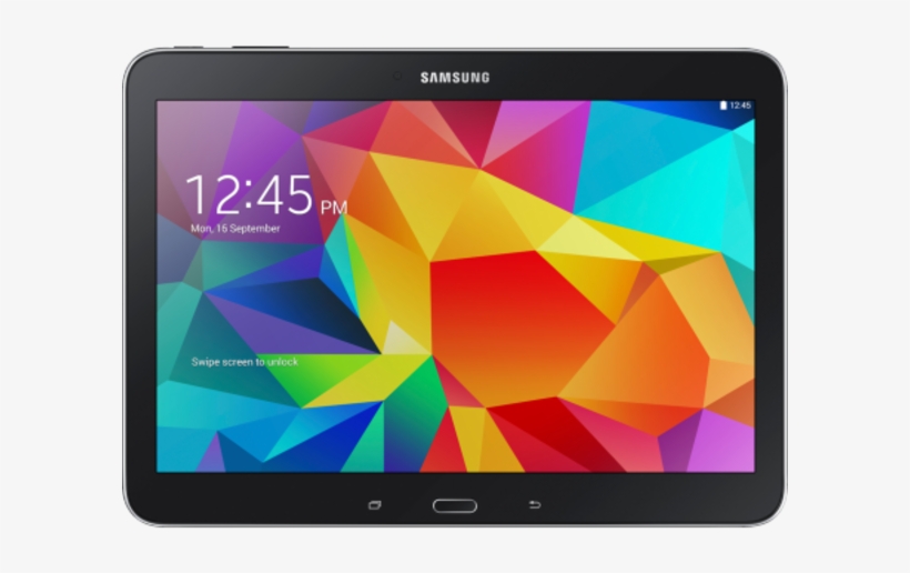 Tablet Samsung Tab 4, transparent png download