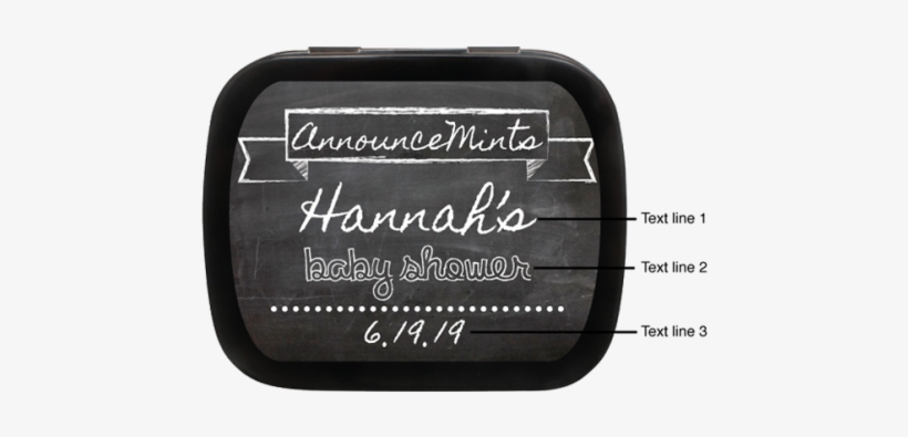 Chalkboard Personalized - Eye Shadow, transparent png download