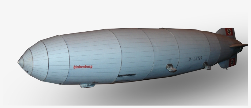 Airship Transparent Png - Hindenburg Papercraft, transparent png download