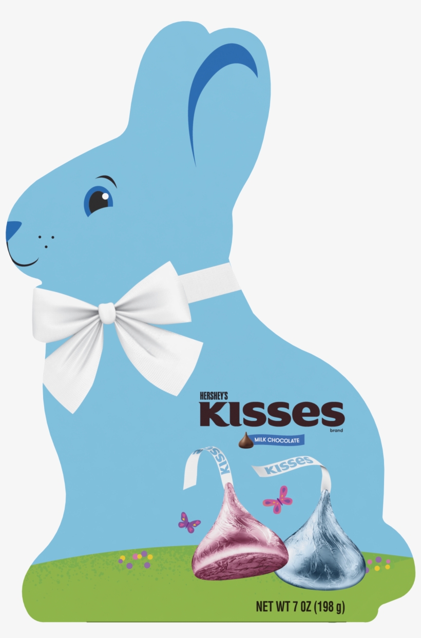 Hershey Kisses Milk Chocolate Easter Bunny Gift Box - Hershey's Easter Milk Chocolate Kisses 18.5 Oz Family, transparent png download