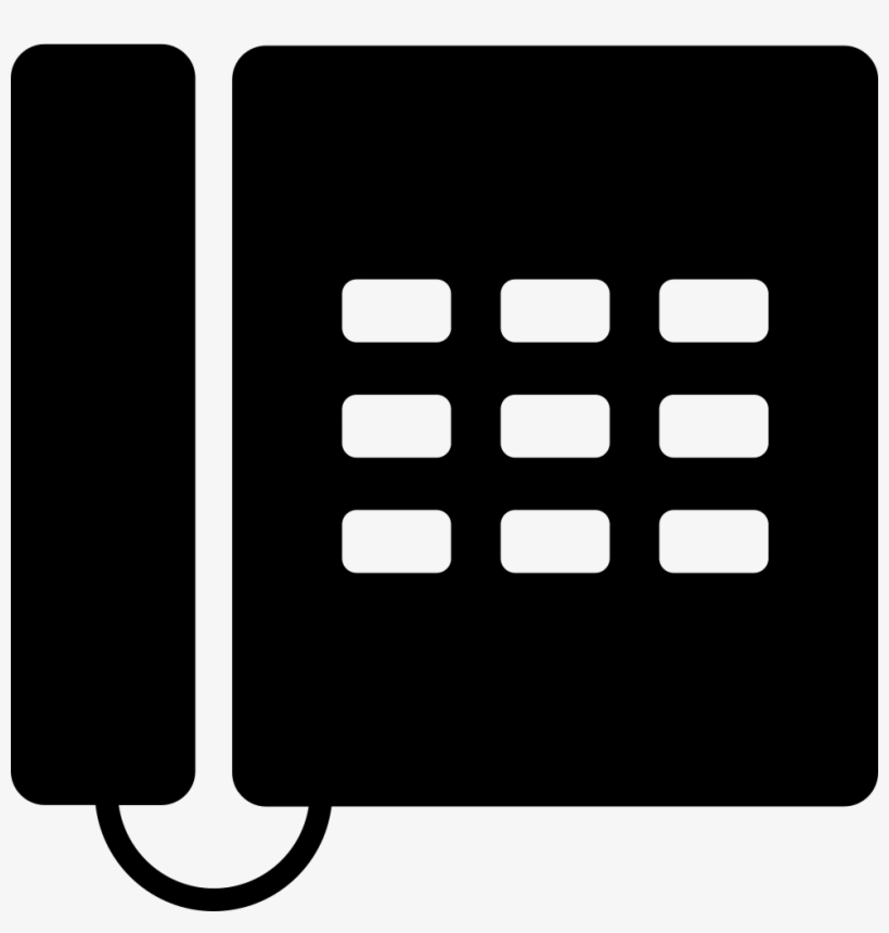Office Telephone - - Office Phone Symbol Png, transparent png download
