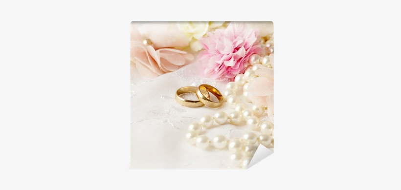 Wedding Ring With Flowers, transparent png download