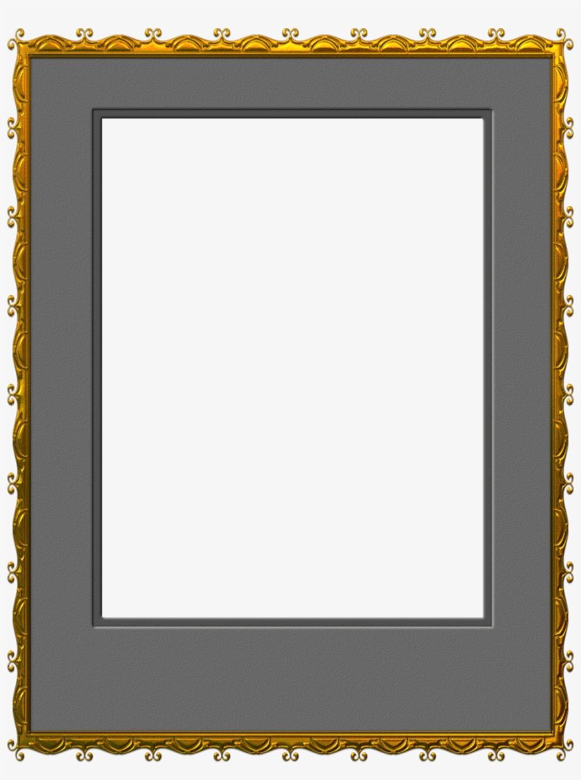 Marcos Para Fotos Dorado Png - Marco De Foto En Png, transparent png download