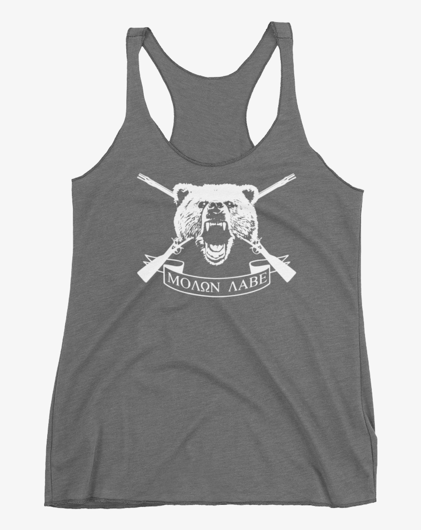 Bear & Rifles "molon Labe", transparent png download