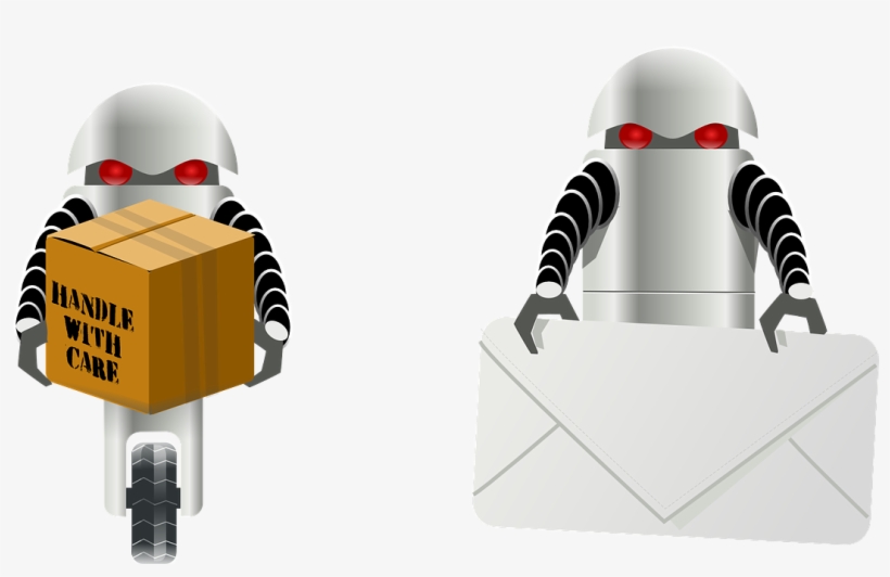 Forget About Delivery Drones, China's E-commerce Giant - Robot Clip Art, transparent png download
