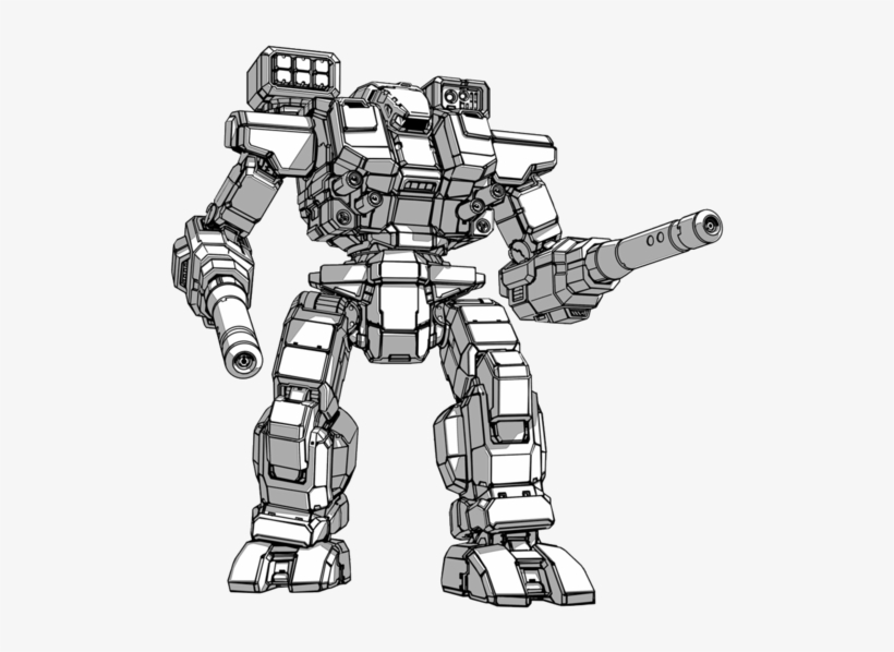 [ Img] - Sci Fi Robot Warhammer, transparent png download