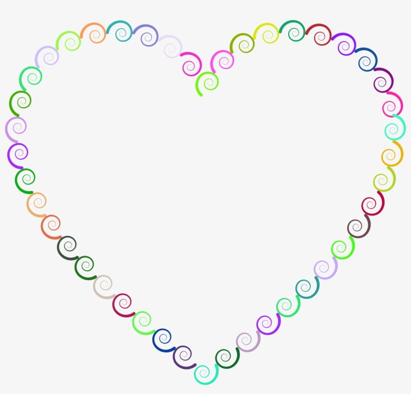 Colorful Spirals Twirls Swirls - Vector Graphics, transparent png download