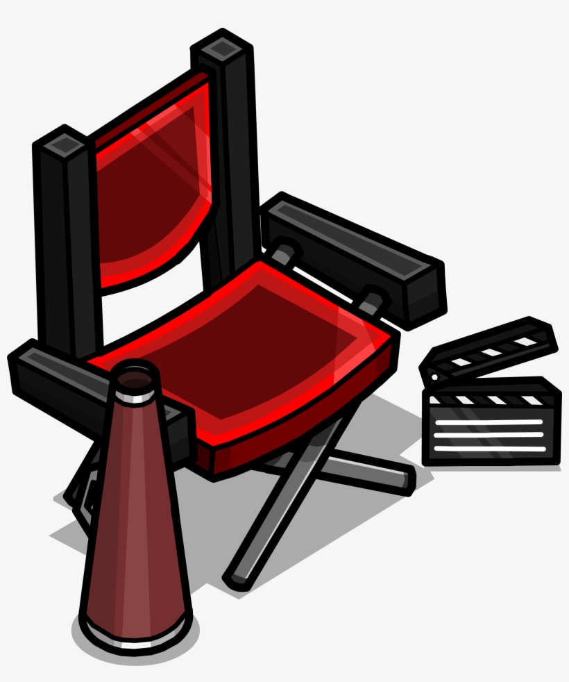 Director Chair Png - Director Chair Clipart Png, transparent png download