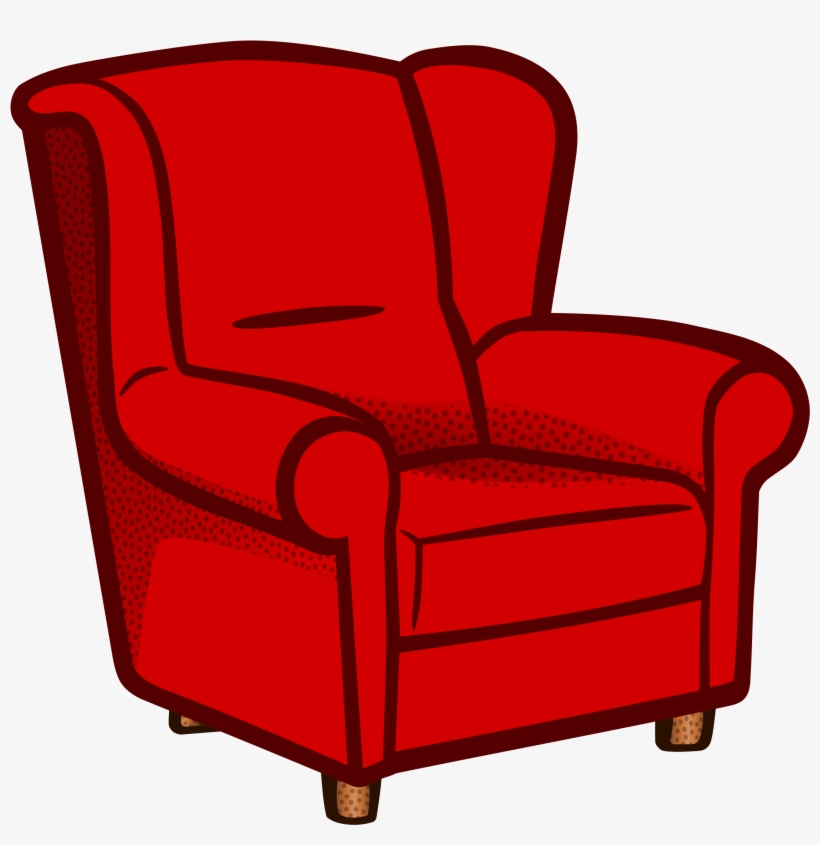 Chair Clipart Armchair - Armchair Clipart Png, transparent png download
