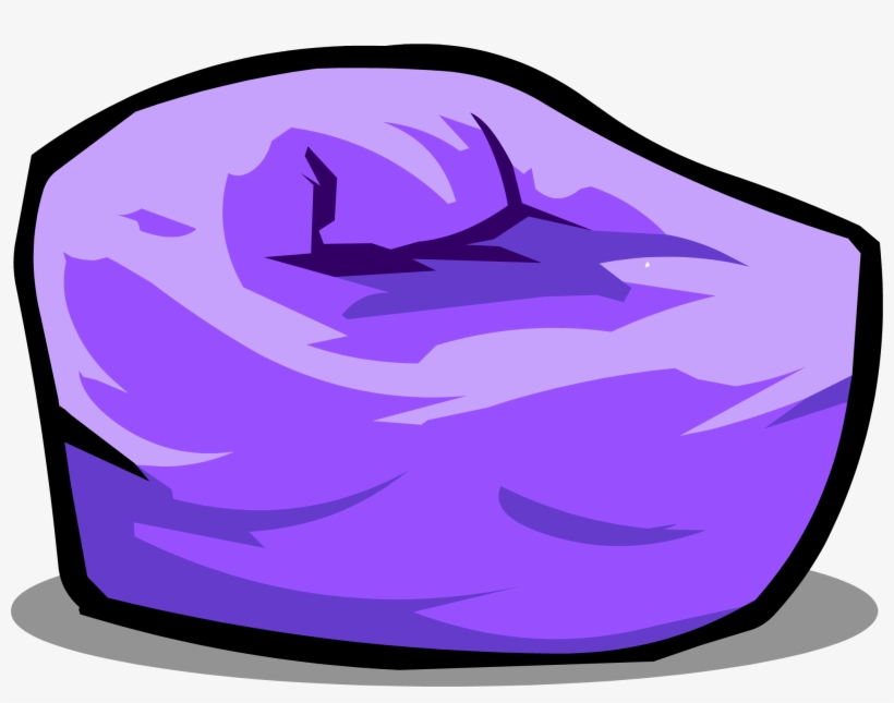 Banner Free Stock Image Purple Beanbag Chair - Bean Bag Chair Clip Art