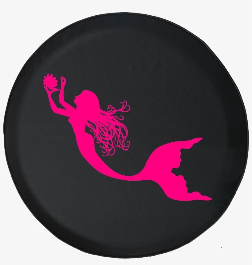 Mermaid Sea Ocean Swimming Seashell Girl Offroad Jeep - In-style Decals Wall Vinyl Decal Home Decor Art Sticker, transparent png download