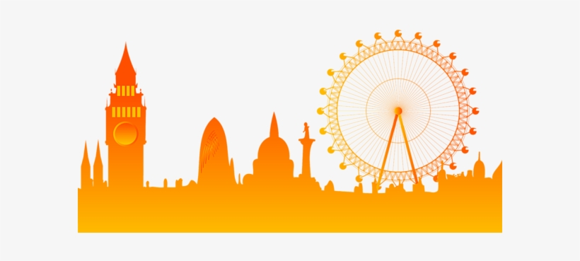 Click And Drag To Re-position The Image, If Desired - Silhouette Of London, transparent png download