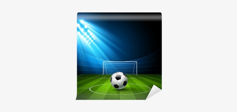Football Arena With A Soccer Ball - Futbol Top Stadyum, transparent png download
