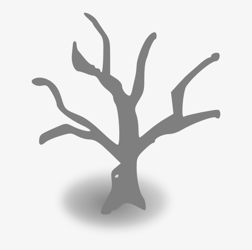 Dead Tree Clipart Simple - Tree Graphic Organizer Template, transparent png download