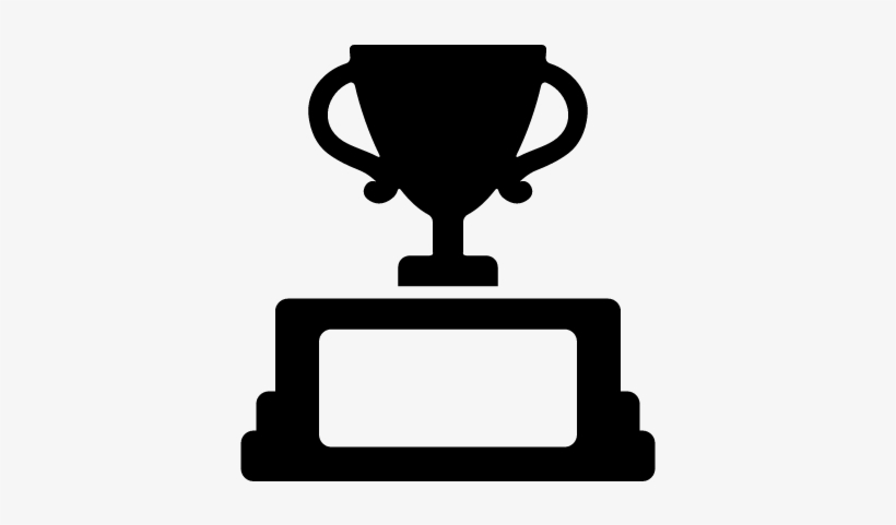 Games Trophy Vector - Podium Logo, transparent png download