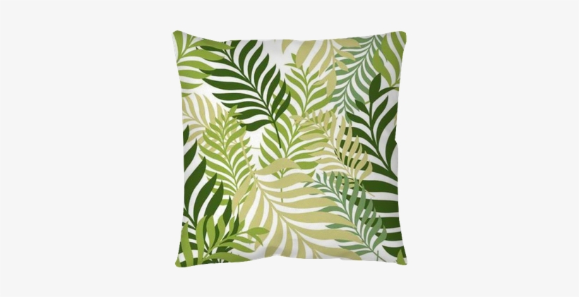 Green Palm Tree Leaves - Leaves Print, transparent png download