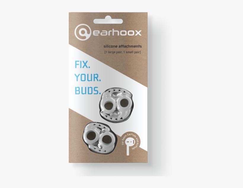 Earhoox For Earpods & Airpods - Earhoox 300-wh 2.0 - For Apple Ear Pods & Air Pods,, transparent png download