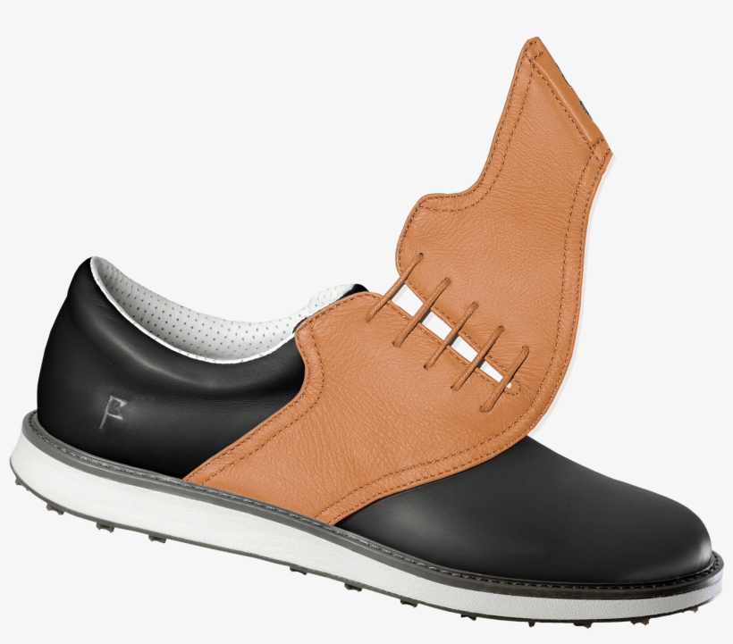 Men's Burnt Orange Saddles & Laces - Shoe, transparent png download