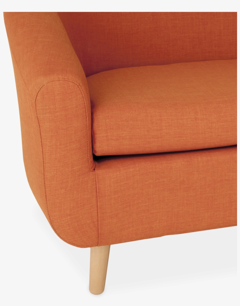 Turin - Harmony Furnishings Turin Fabric 2 Seat Sofa, Burnt, transparent png download