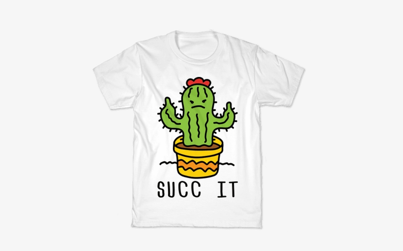 Succ It Cactus Kids T-shirt - Succ A Cactus, transparent png download