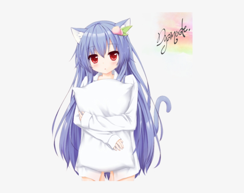 Download Anime Girl, Neko, And Girl Image - Transparent Anime Neko Girl ...