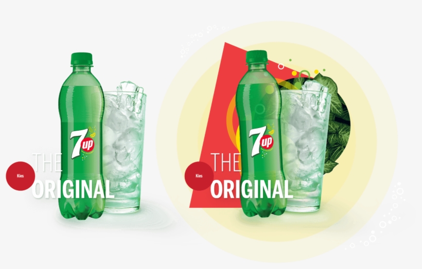 Sound Design - 7up Drink Bottle 500ml, transparent png download
