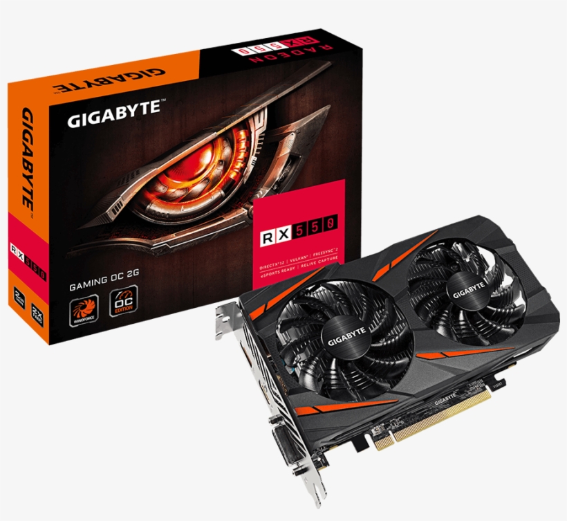 Radeon Rx 550 D5, transparent png download