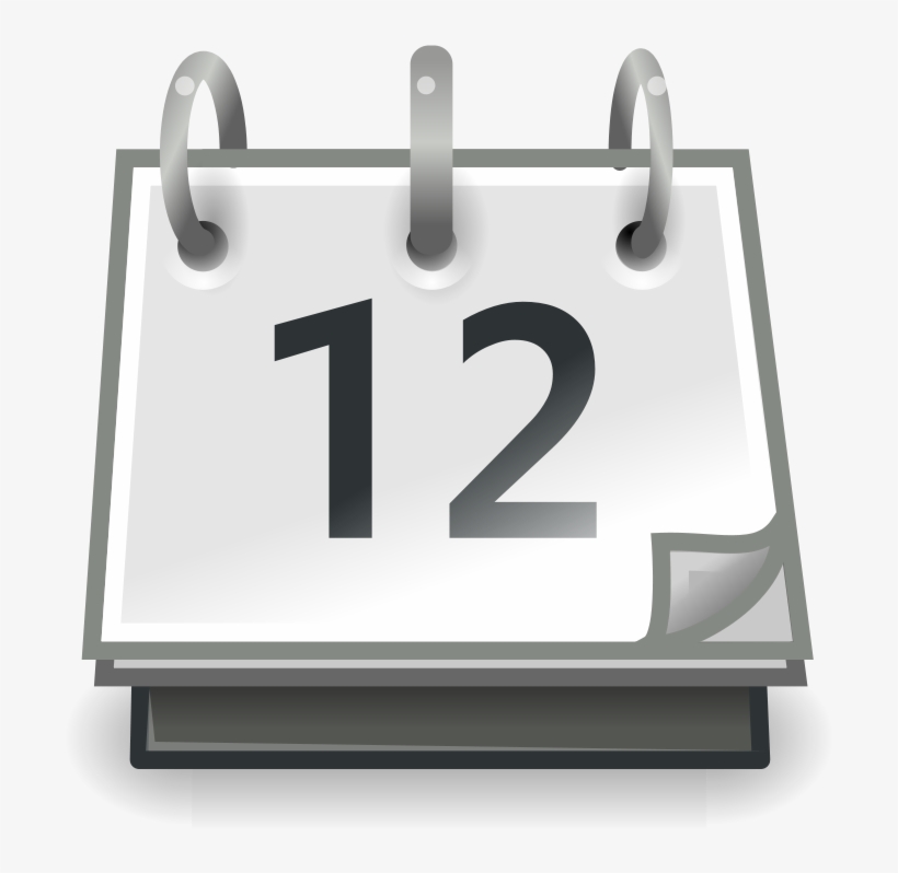 Free Vector Tango X Office Calendar - Logo Date, transparent png download