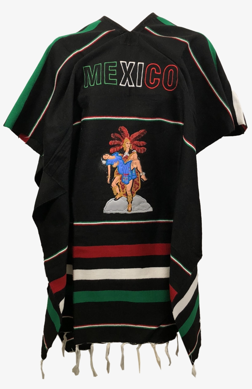 Aztec Calendar Unisex Poncho Genuine Made In Mexico - Aztec Calendar, transparent png download
