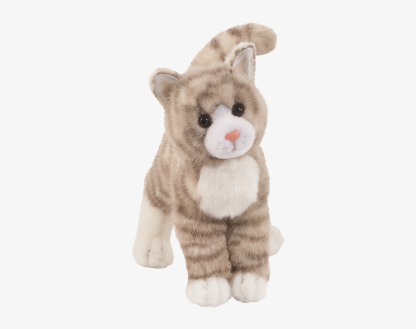 Douglas Zipper Grey Tabby Cat - Douglas Cuddle Toys 12" Grey Tabby Cat, transparent png download