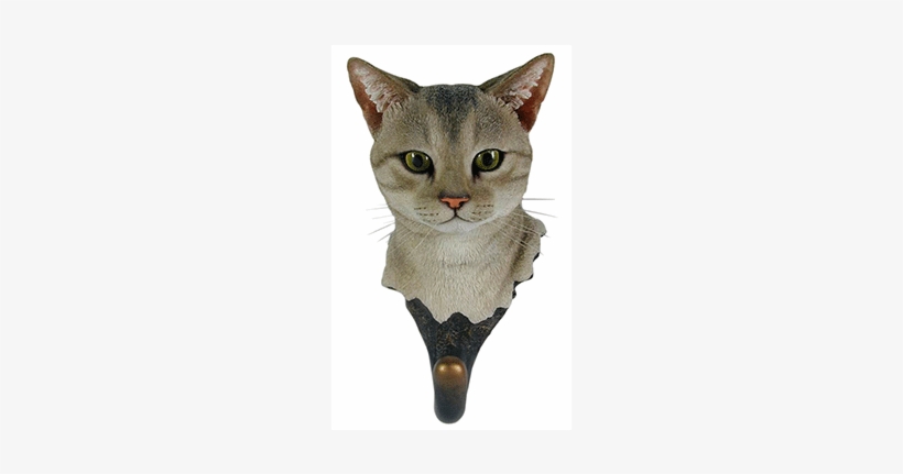 Tabby Cat Light Grey Hook - Cat, transparent png download