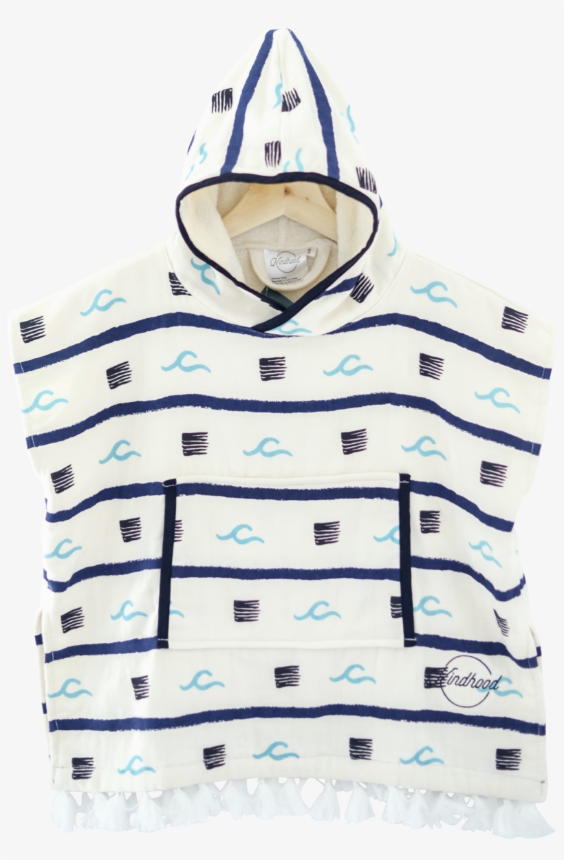 Kindhood Luxury Poncho Towel Trestles - Towel, transparent png download